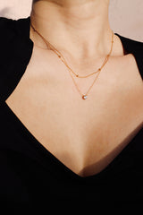 Marva CZ Layered Necklace